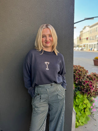 Sora Martini Beaded Sweater