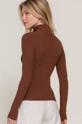 So Soft Ribbed Turtleneck