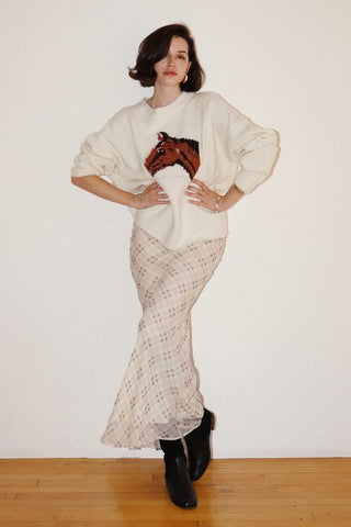 Plaid Dreams Maxi Skirt