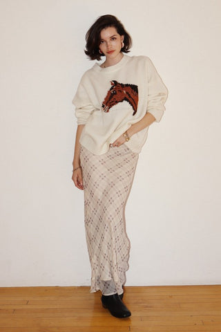 Plaid Dreams Maxi Skirt