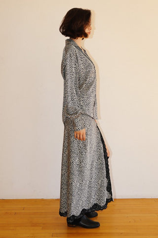 Cheetah-licious Satin Blouse