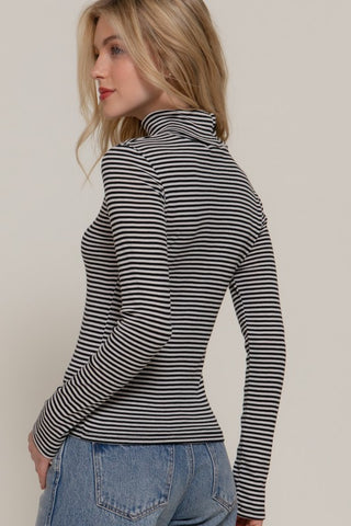 Stripe Babe Turtleneck