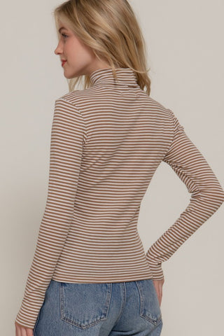 Stripe Babe Turtleneck