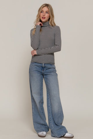 Stripe Babe Turtleneck