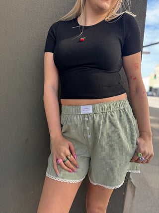 Gingham Boxer Shorts