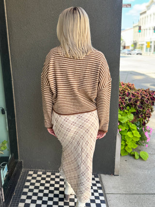 Plaid Dreams Maxi Skirt