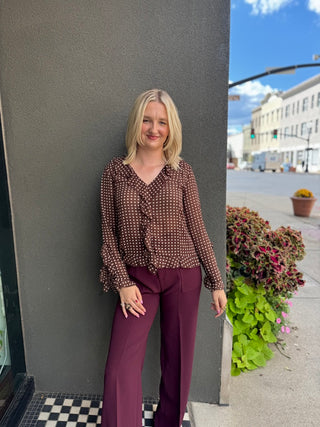 Flounce Around Town Blouse