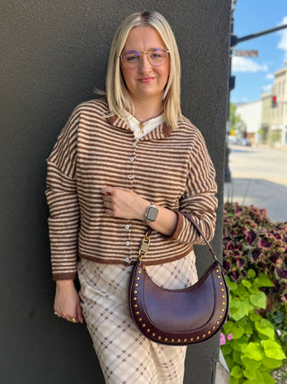 Striped Piper Cardi