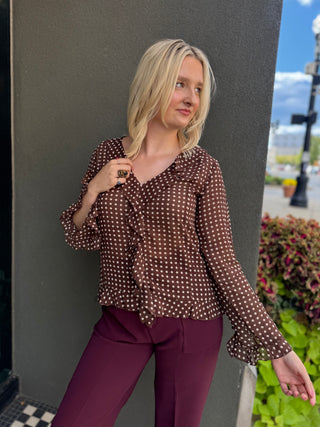 Flounce Around Town Blouse