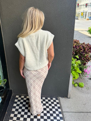 Plaid Dreams Maxi Skirt