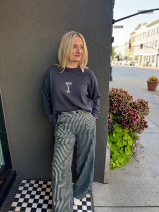 Sora Martini Beaded Sweater