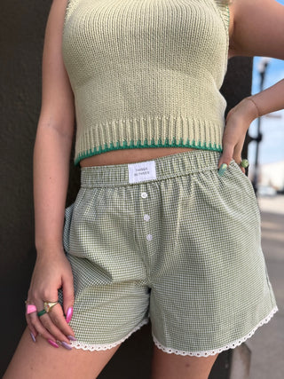 Gingham Boxer Shorts