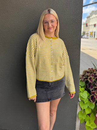Striped Piper Cardi