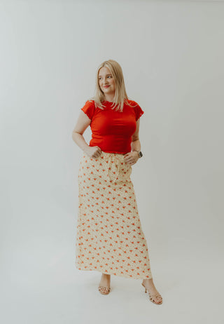 Butter Ditsy Floral Skirt