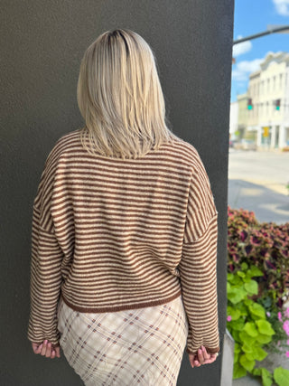 Striped Piper Cardi