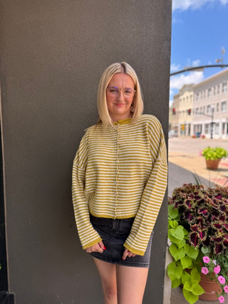 Striped Piper Cardi