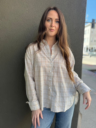 Sparkled Button Down