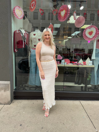 Sparkle & Cream Tank