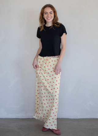 Butter Ditsy Floral Skirt