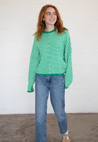 Striped Piper Cardi