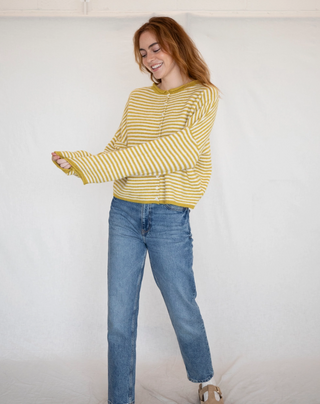 Striped Piper Cardi