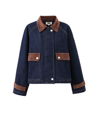 Chestnut Corduroy Denim Jacket