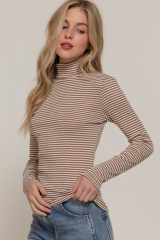 Stripe Babe Turtleneck