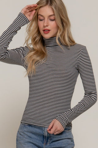 Stripe Babe Turtleneck