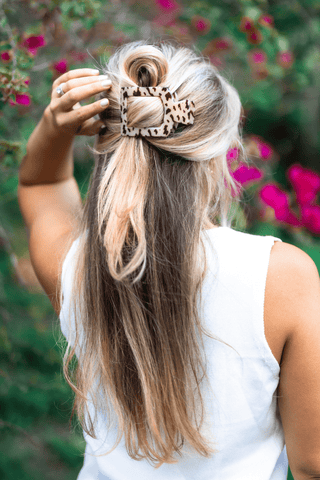 Square Flat Hair Clip - Large