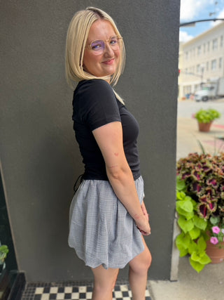 Soul Ties Ruched Back Tee