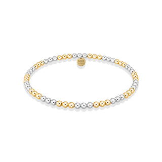 Classic 3mm Bracelet Triple 2tone