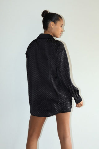 Diamond Satin Blouse