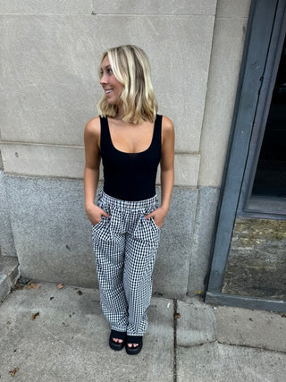 Gingham Pants