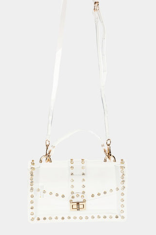 Clear Rhinestone Purse