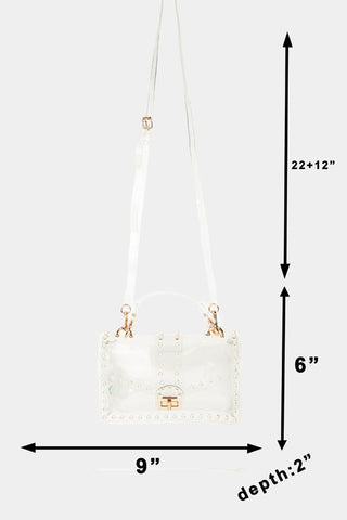 Clear Pearl Purse