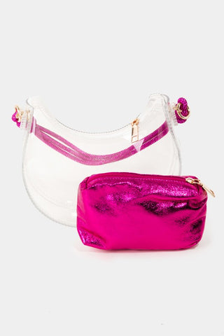 Clear Baguette Bag