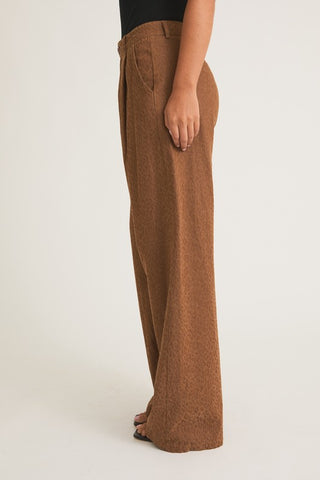 Cheetah Wide Leg Pants