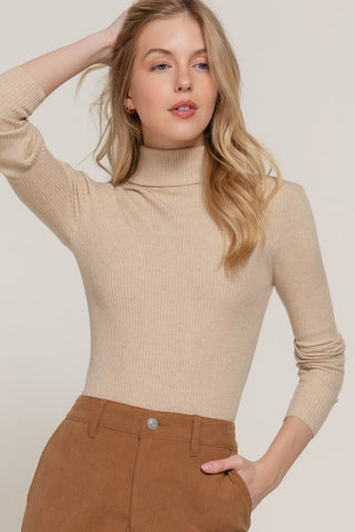 So Soft Ribbed Turtleneck