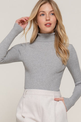 So Soft Ribbed Turtleneck