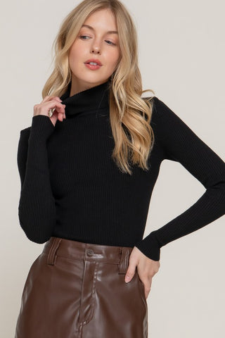 So Soft Ribbed Turtleneck