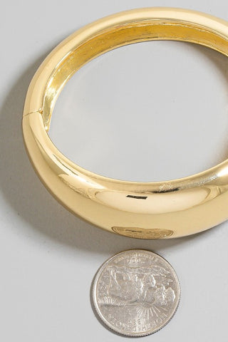 Large Rounded Hinge Bracelet