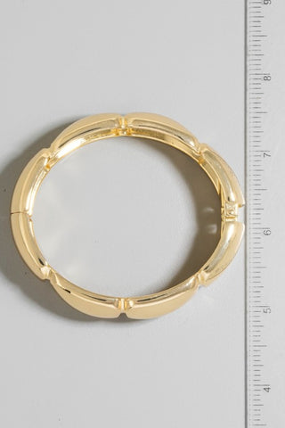 Square Link Hinge Bangle
