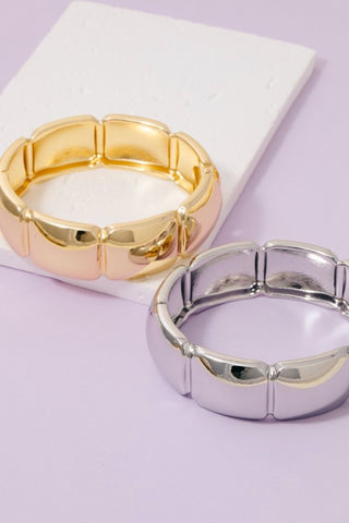 Square Link Hinge Bangle