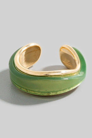 Resin & Gold Ring