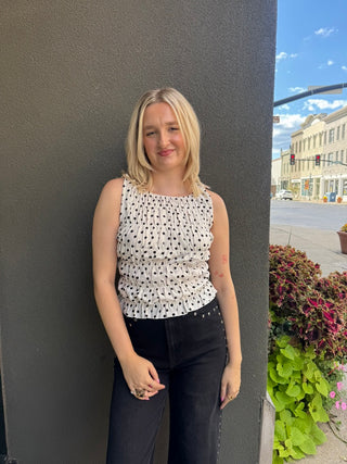 Naomi Smocked Top