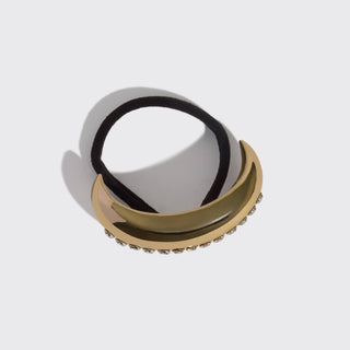 Holiday Metal Rhinestone Cloud Cuff