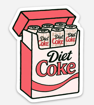 Diet Coke 6-Pack Sticker