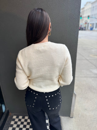 Muse Rhinestone Cardigan