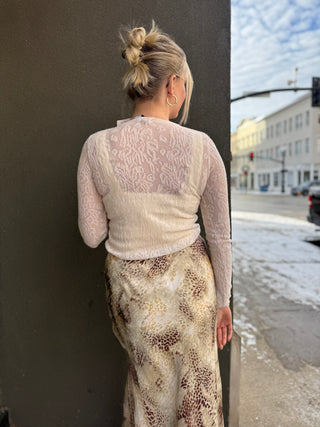 Mesa Long Sleeve Lace Top