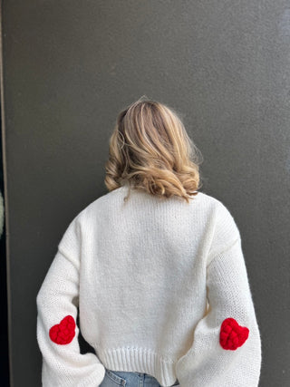 Heart Mock Sweater